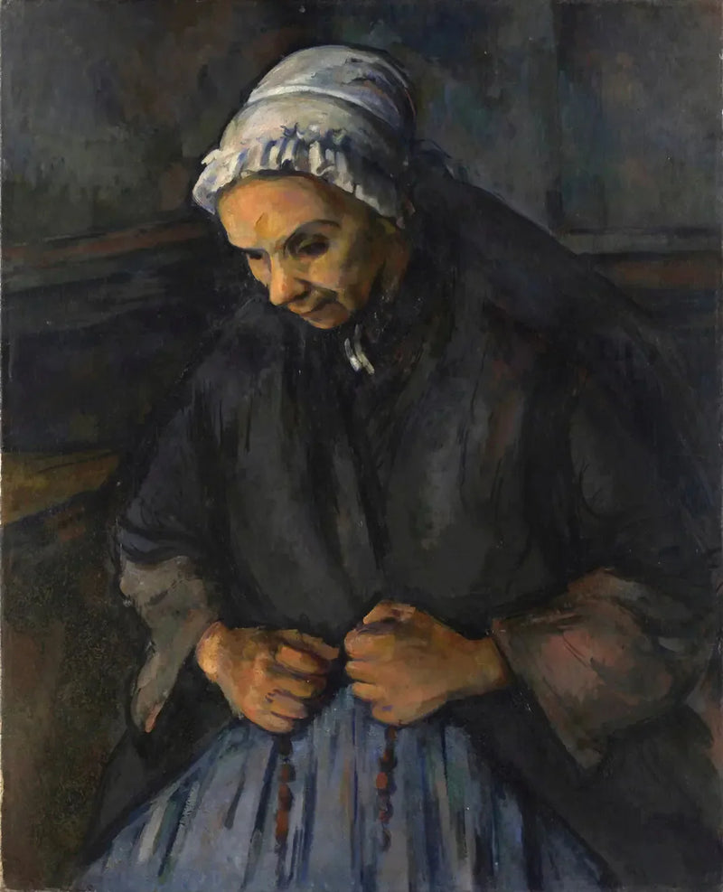 Une vieille Femme avec un rosaire - Paul Cézanne