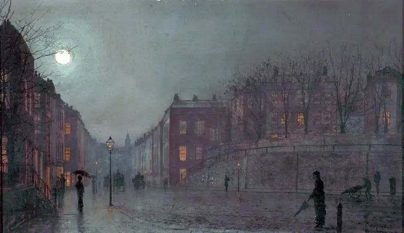 Une vue de Hampstead, Londres - John Atkinson Grimshaw