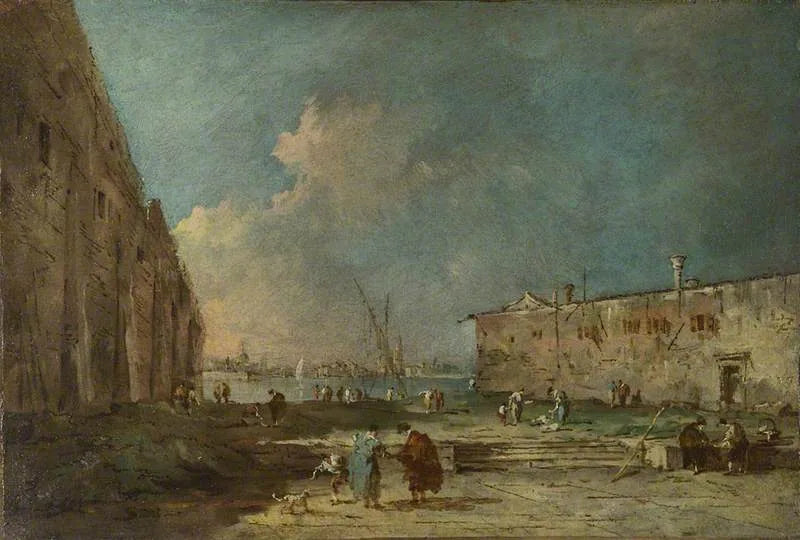 Une vue près de Venise (?) - Francesco Guardi