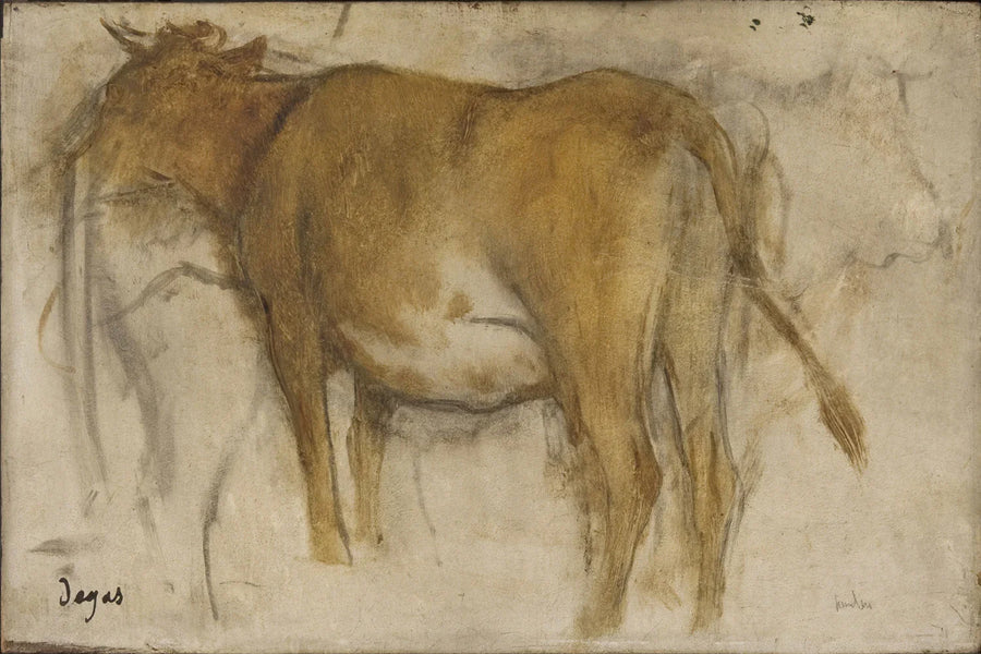 Vache, vers 1876 – Edgar Degas