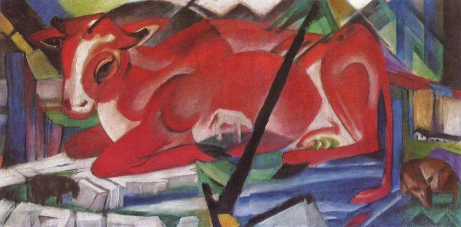 Vache du monde - Franz Marc