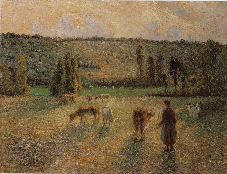 Vachère à Éragny - Camille Pissarro