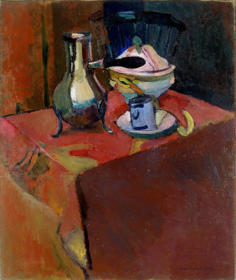 Vaisselle sur une table - Henri Matisse
