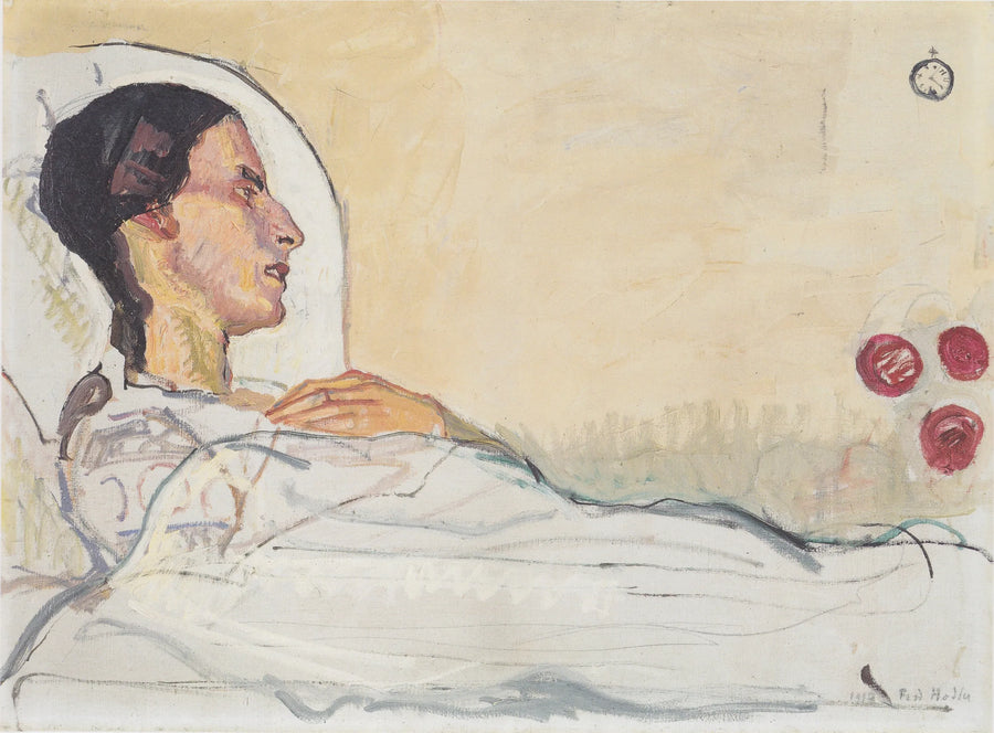 Valentine Godé-Darel im Krankenbett - Ferdinand Hodler
