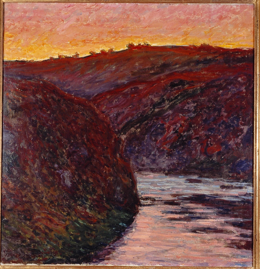 La Vallée de la Creuse, soleil couchant W1226 – Claude Monet