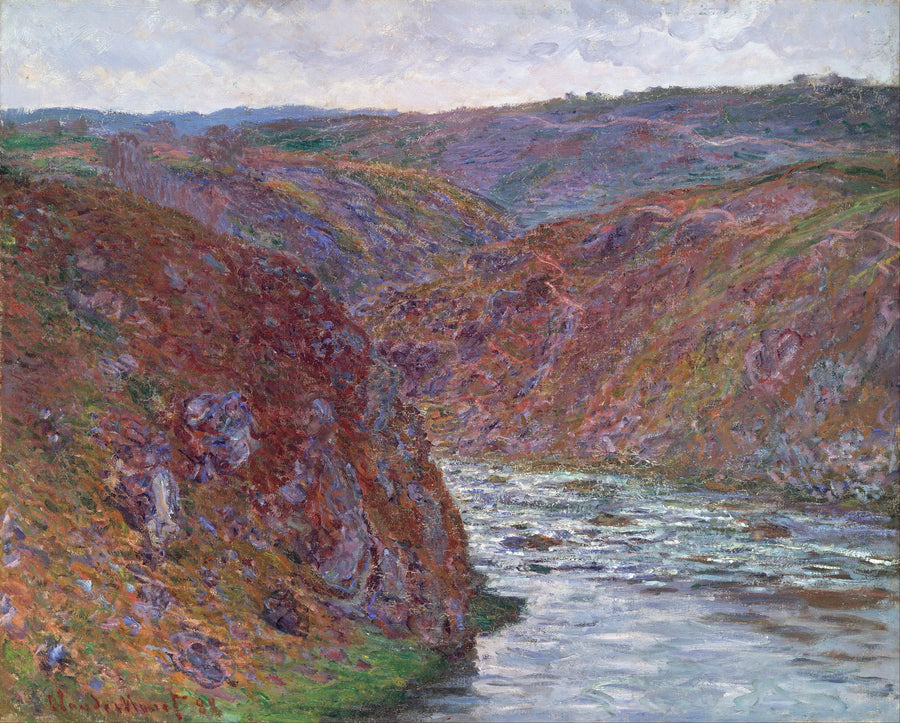 La Vallée de la Creuse, jour gris W1221 – Claude Monet