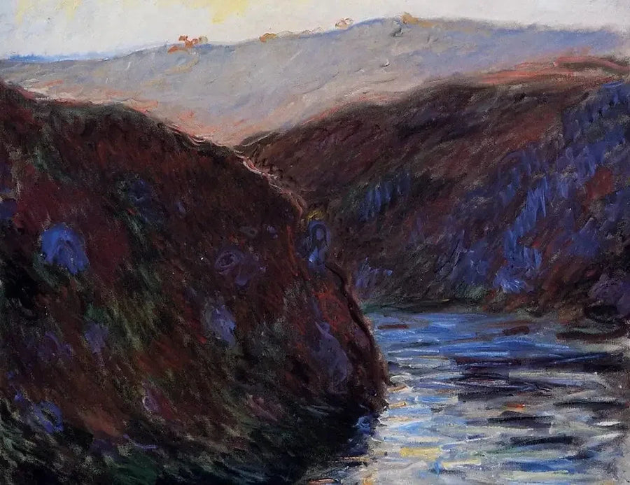 Vallée de la Creuse, effet du soir W1225 – Claude Monet