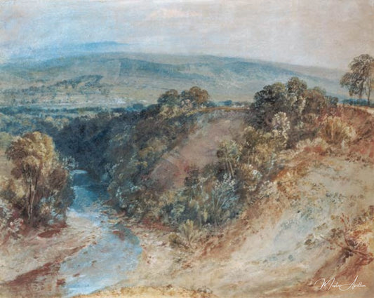 Vallée de la Washburn - William Turner - Reproductions de tableaux et peintures haut de gamme