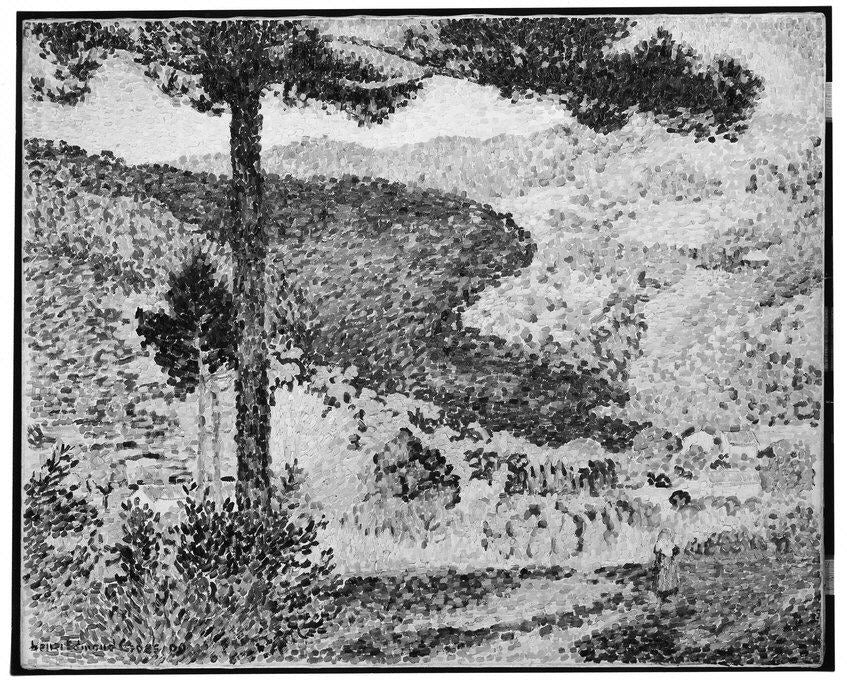 Vallée de sapins (Ombre sur la montagne) - Henri-Edmond Cross