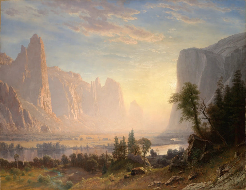 Vallée du Yosemite - Albert Bierstadt