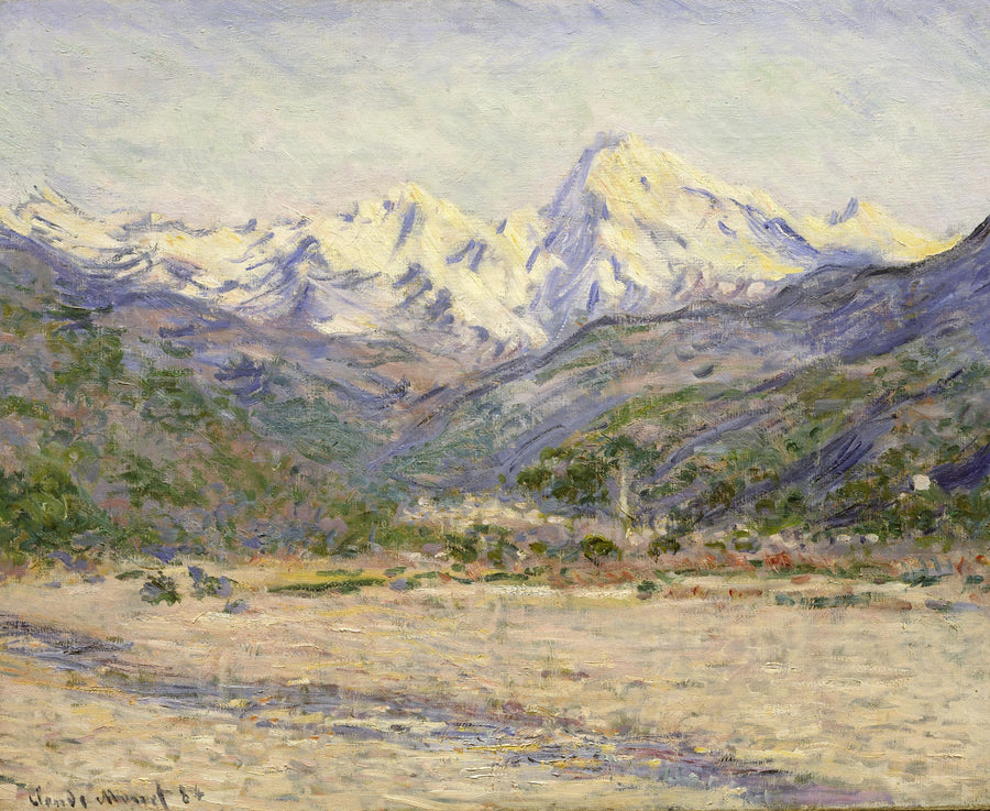 La Vallée de la Nervia W881 – Claude Monet
