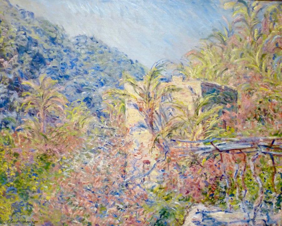 Vallée de Sasso, effet de soleil W862 – Claude Monet