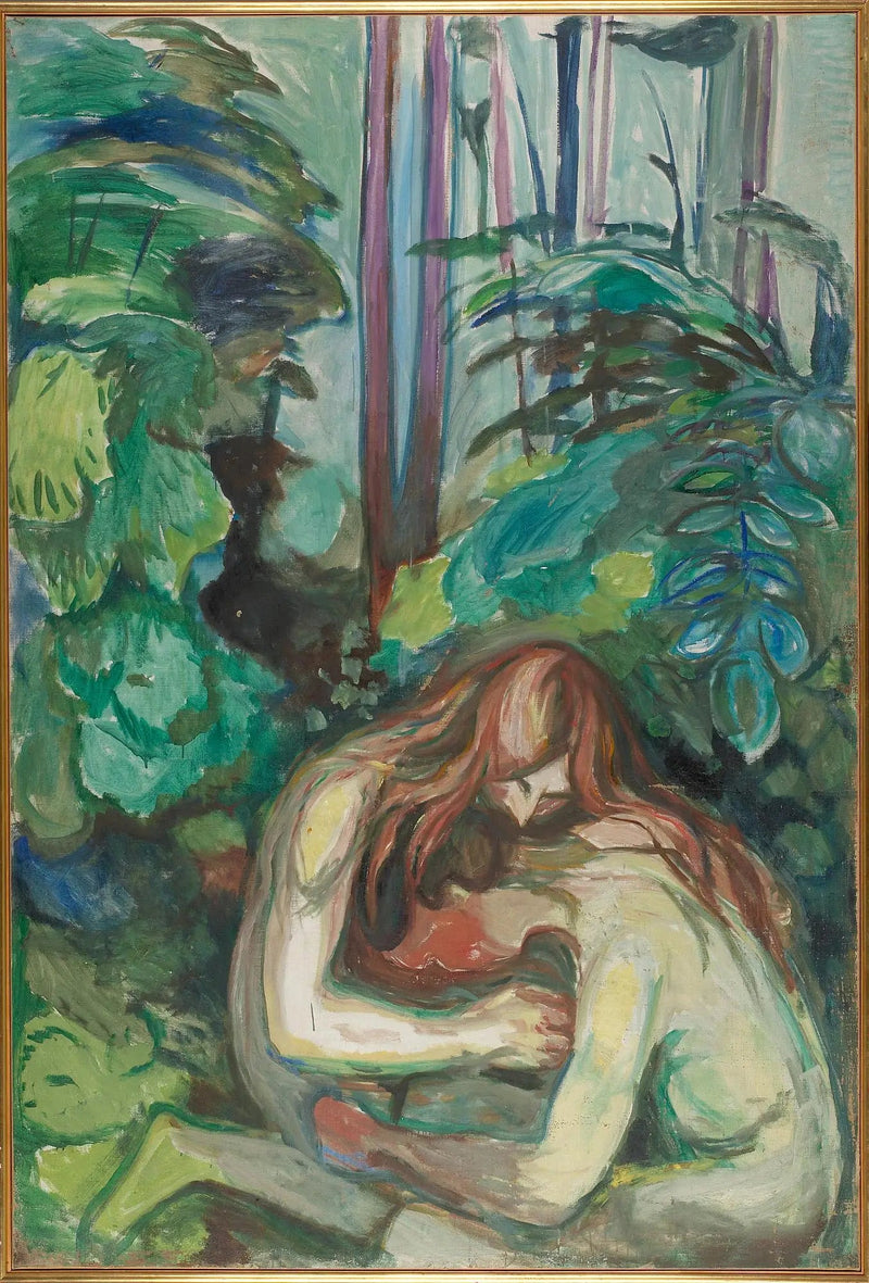 Vampire dans la forêt - Edvard Munch