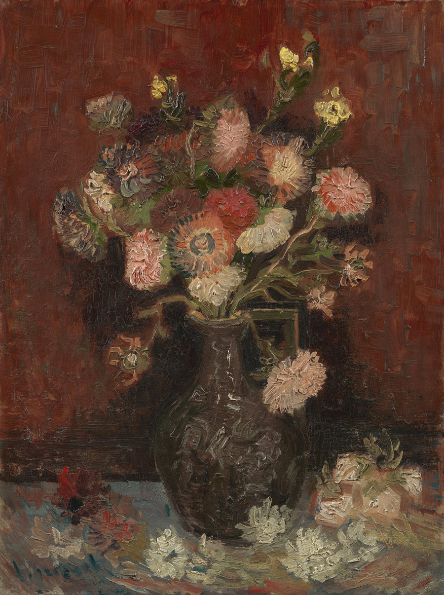 Vase avec asters chinois et glaïeuls, F234 – Van Gogh