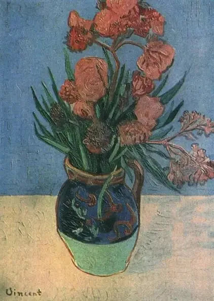 Vase aux lauriers roses - Vincent van Gogh
