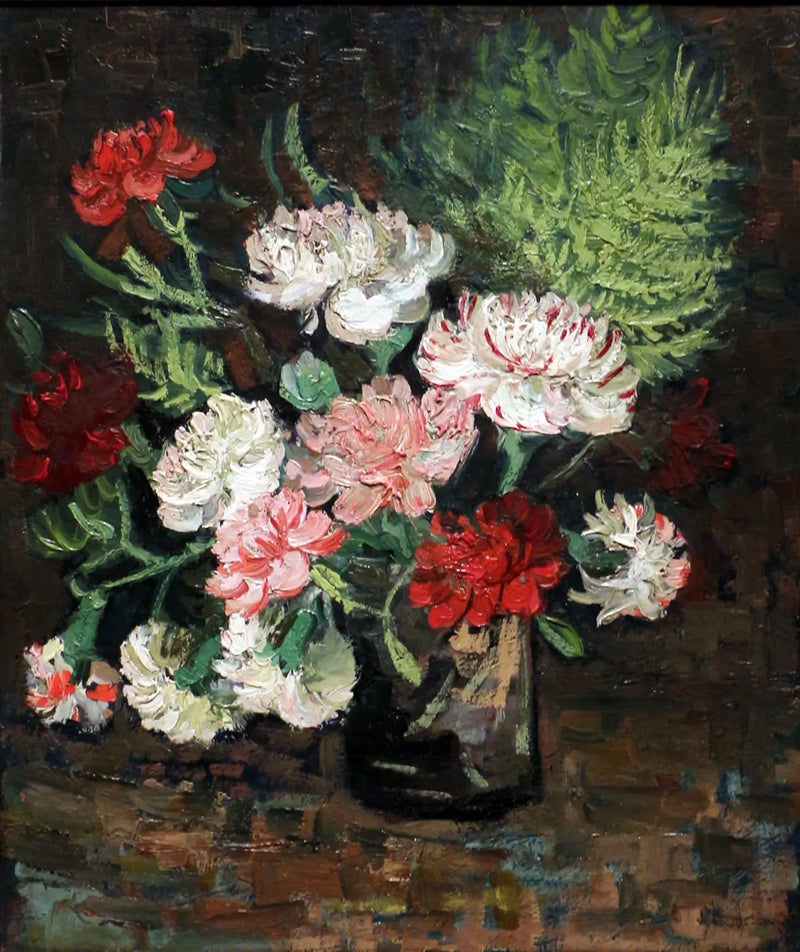 Vase aux œillets - Vincent van Gogh