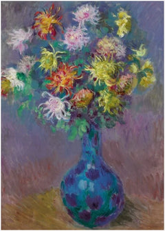 Vase de chrysanthèmes W812 – Claude Monet