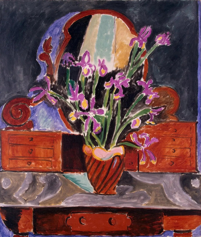 Vase d'iris - Henri Matisse