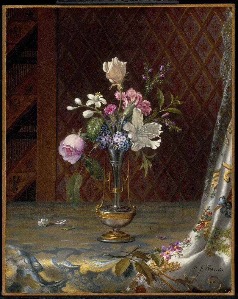 Vase de fleurs mélangées - Martin Johnson Heade