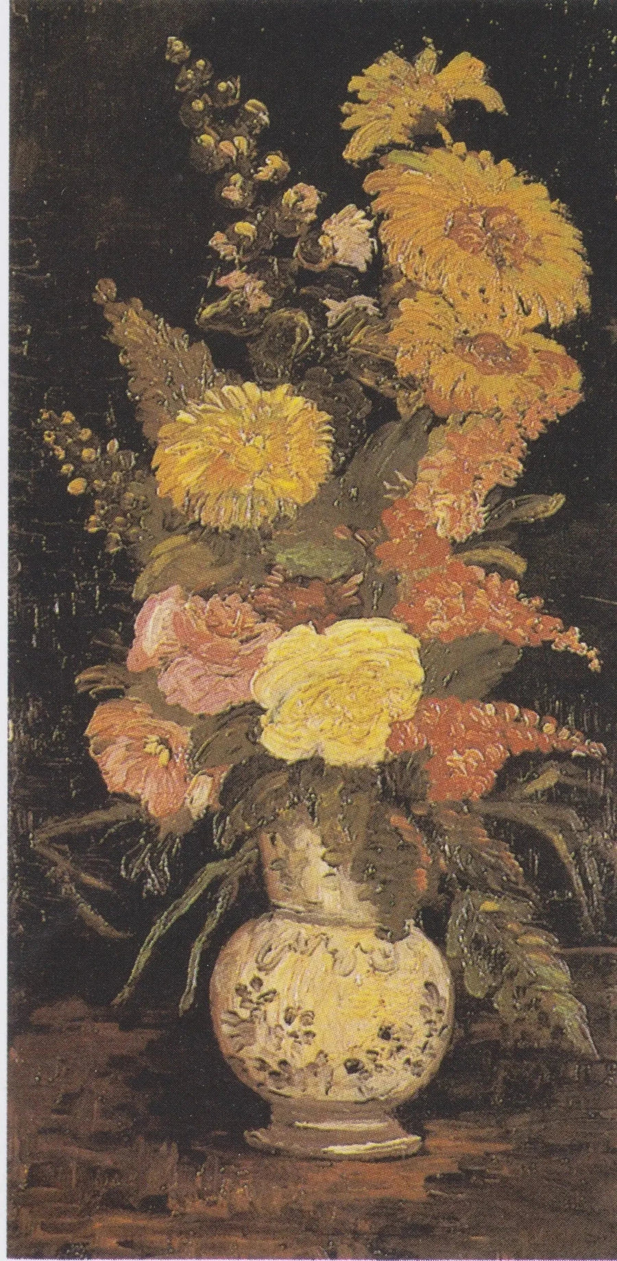 Vase avec asters, sauge et autres fleurs, F286 – Van Gogh