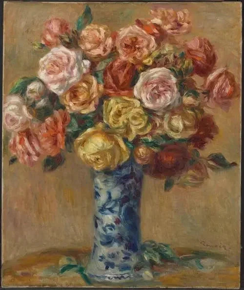 Vase de fleurs – Pierre-Auguste Renoir