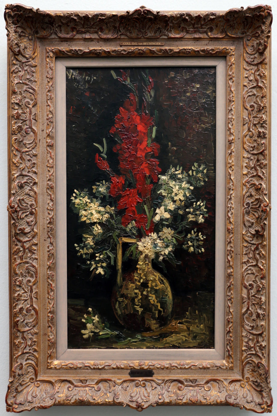 Vase avec fleurs rouges et blanches, F237 – Van Gogh