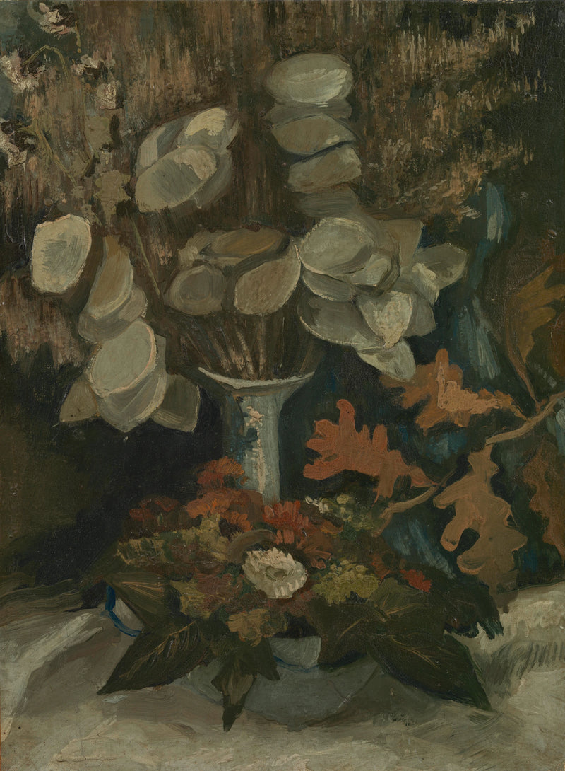 Vase aux monnaies-du-pape, F76 – Van Gogh