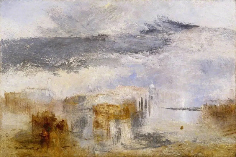 Venice - Sunset, a Fisher - J. M. W. Turner