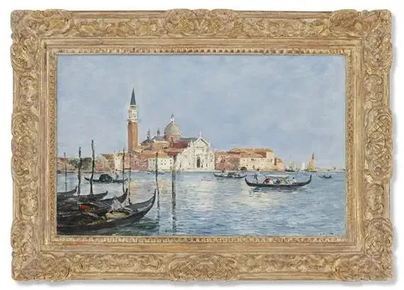 Venise, église San Giorgio - Eugène Boudin