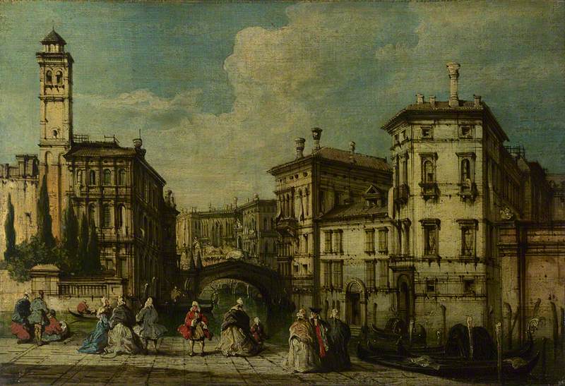 Venise : Entrée du Cannaregio - Francesco Guardi