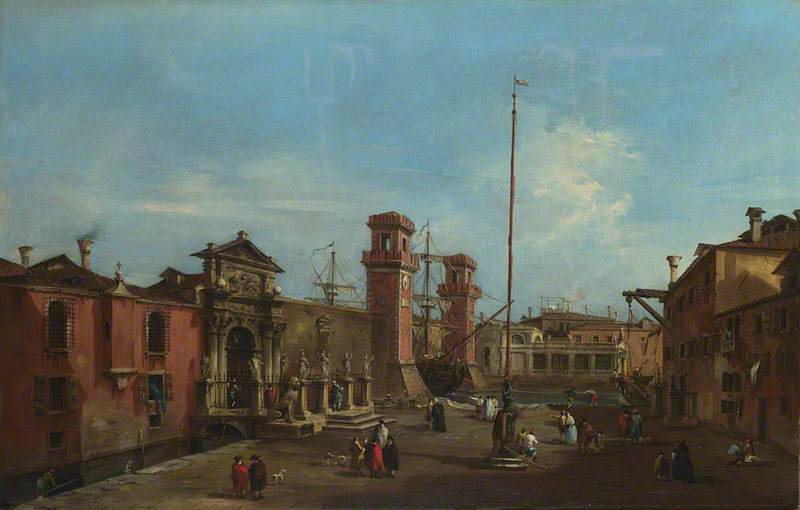 Venise : L'Arsenal - Francesco Guardi