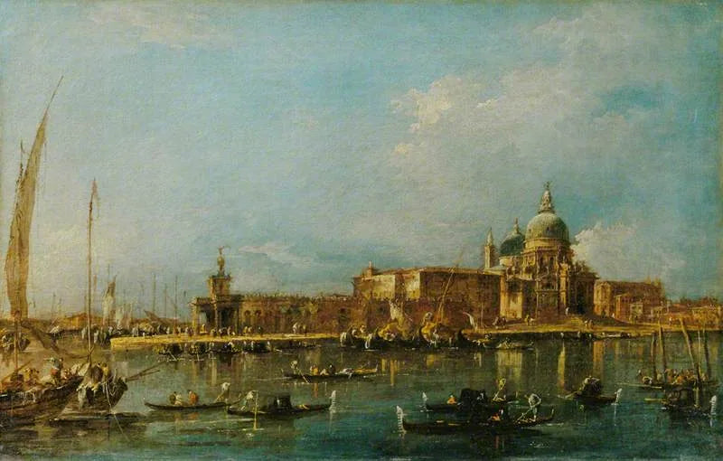 Venise : la Dogana avec Santa Maria della Salute - Francesco Guardi