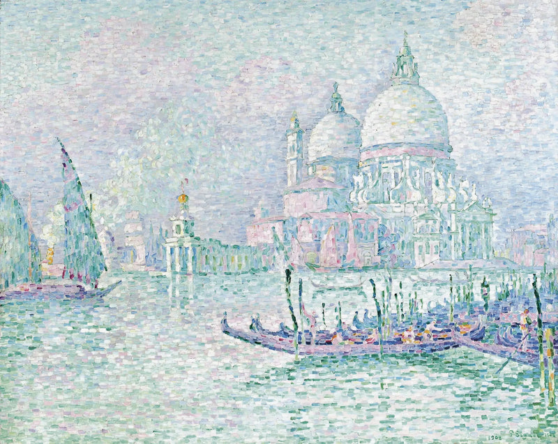 Venise. la Salute. Vert - Paul Signac