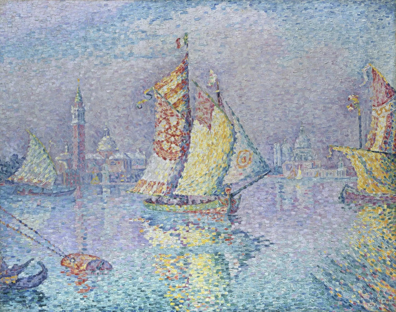 Venise, le voile jaune - Paul Signac