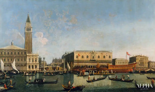 Venise / Palais des Doges / Peinture / C18 - Giovanni Antonio Canal - Reproductions de tableaux et peintures haut de gamme