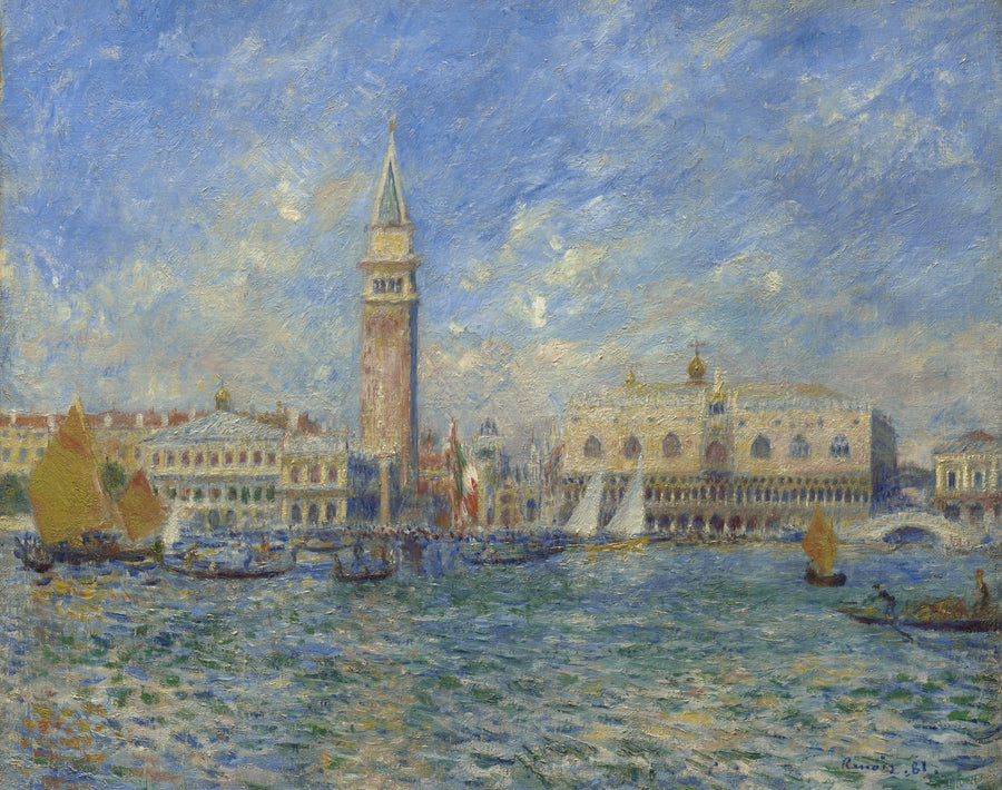 Venise, le palais des Doges, 1881 – Pierre-Auguste Renoir