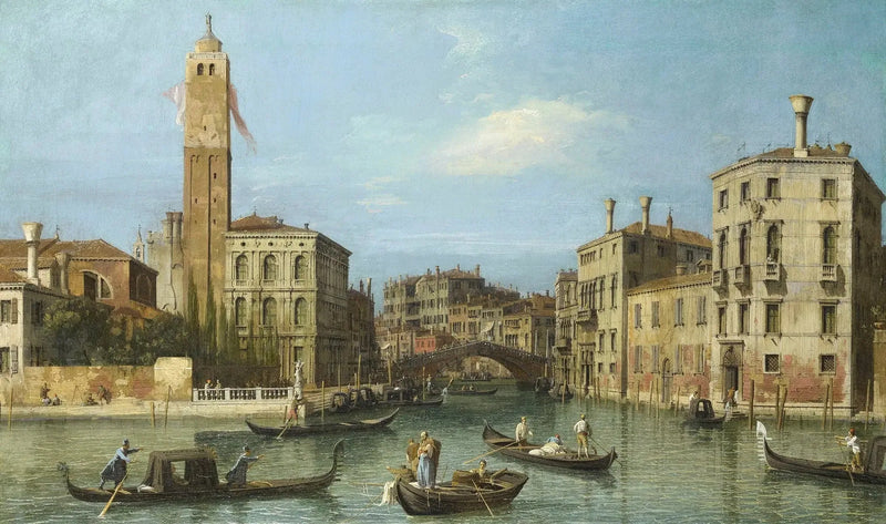Venise : San Geremia et l'embouchure du Cannaregio - Canaletto