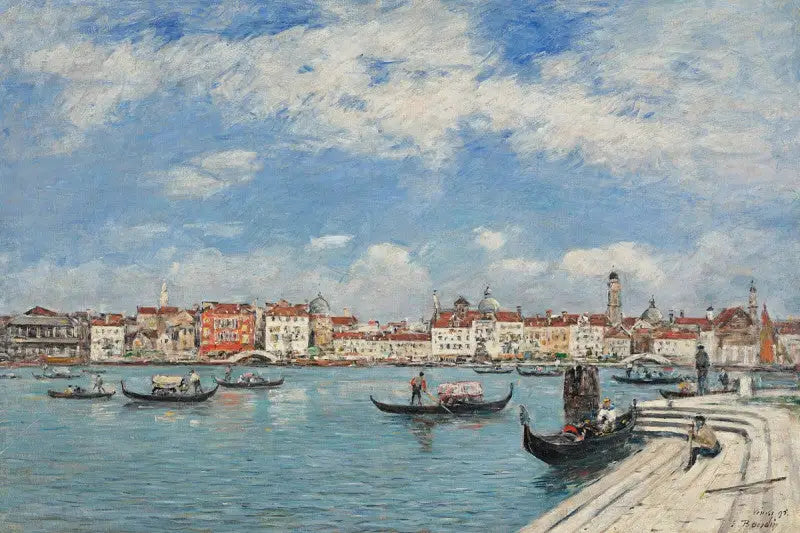 Venise, vue prise de San Giorgio - Eugène Boudin