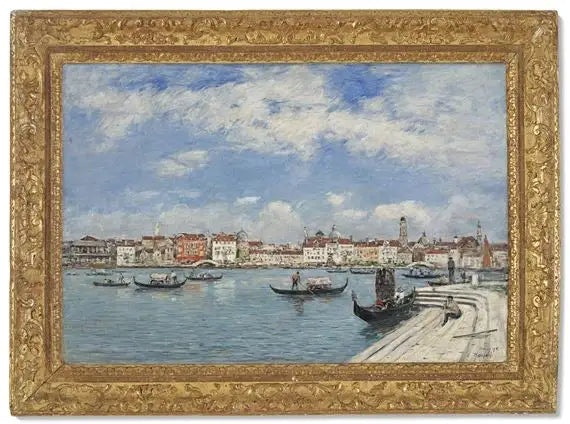 Venise, vue prise de San Giorgio - Eugène Boudin