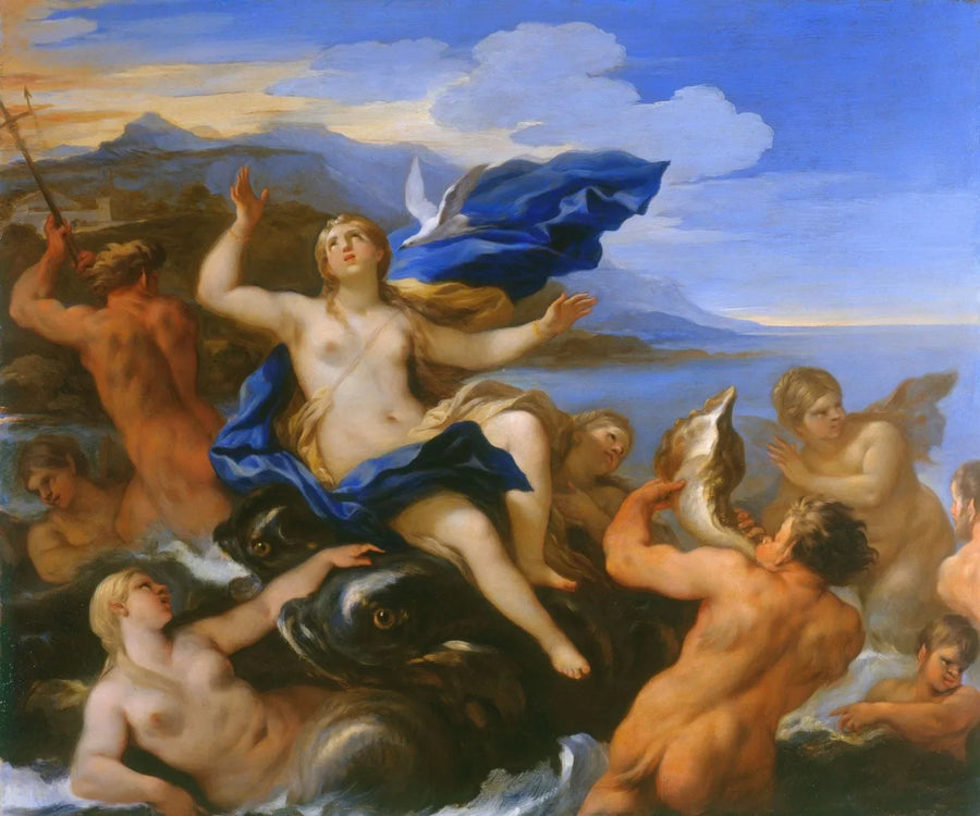 Vénus apprend la détresse de Cupidon - Luca Giordano