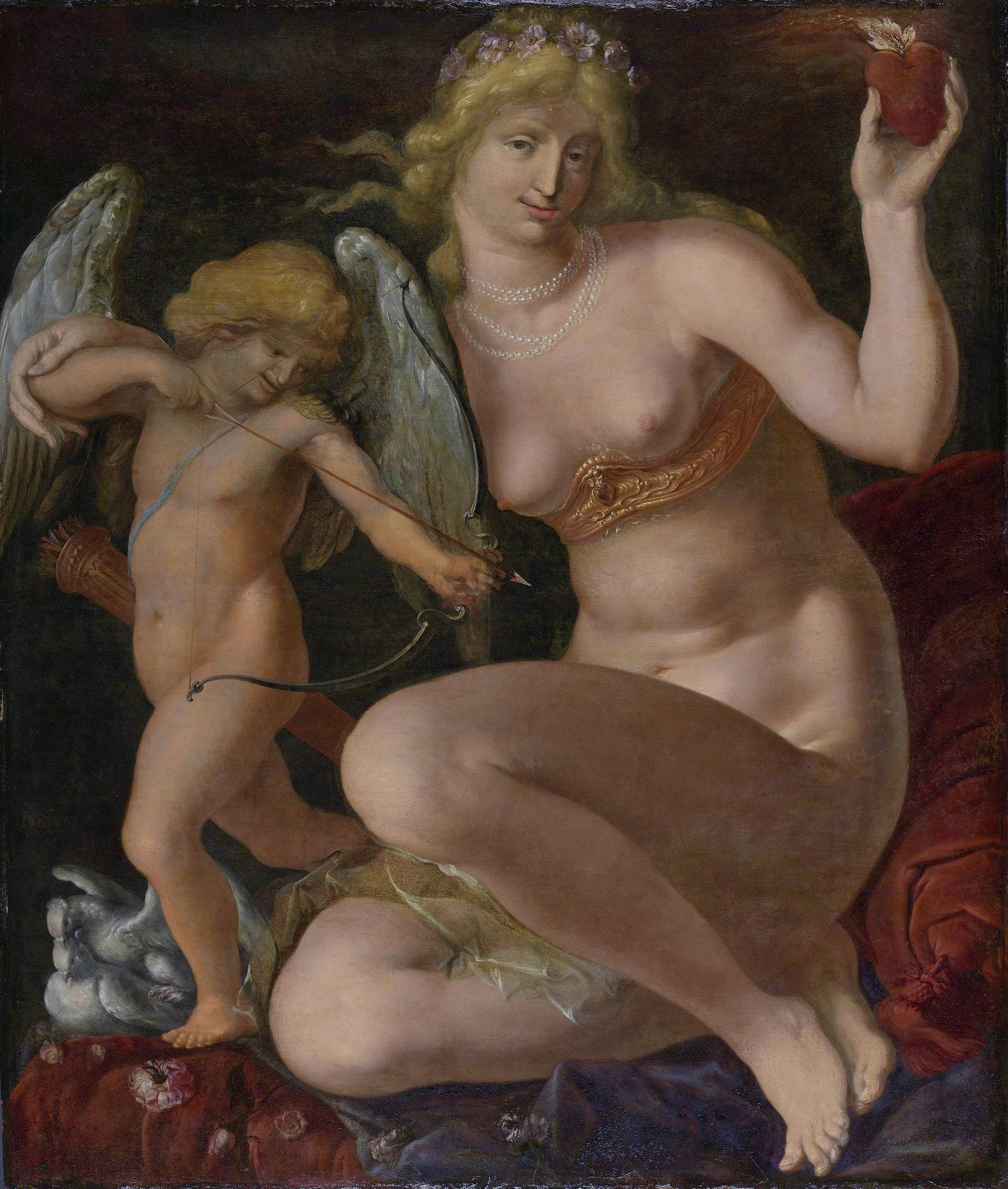 Vénus et Amor - Jacques de Gheyn le jeune