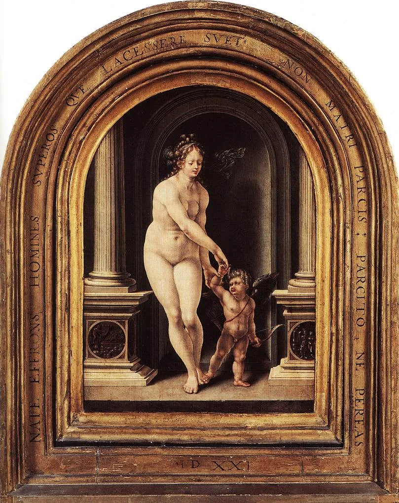 Vénus et Cupidon - Jan Gossaert
