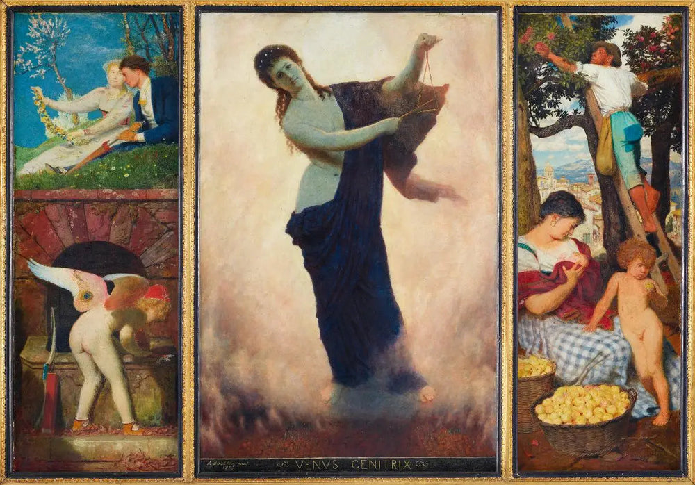Venus Genitrix - Arnold Böcklin image 1 tableau peint à l’huile sur toile
