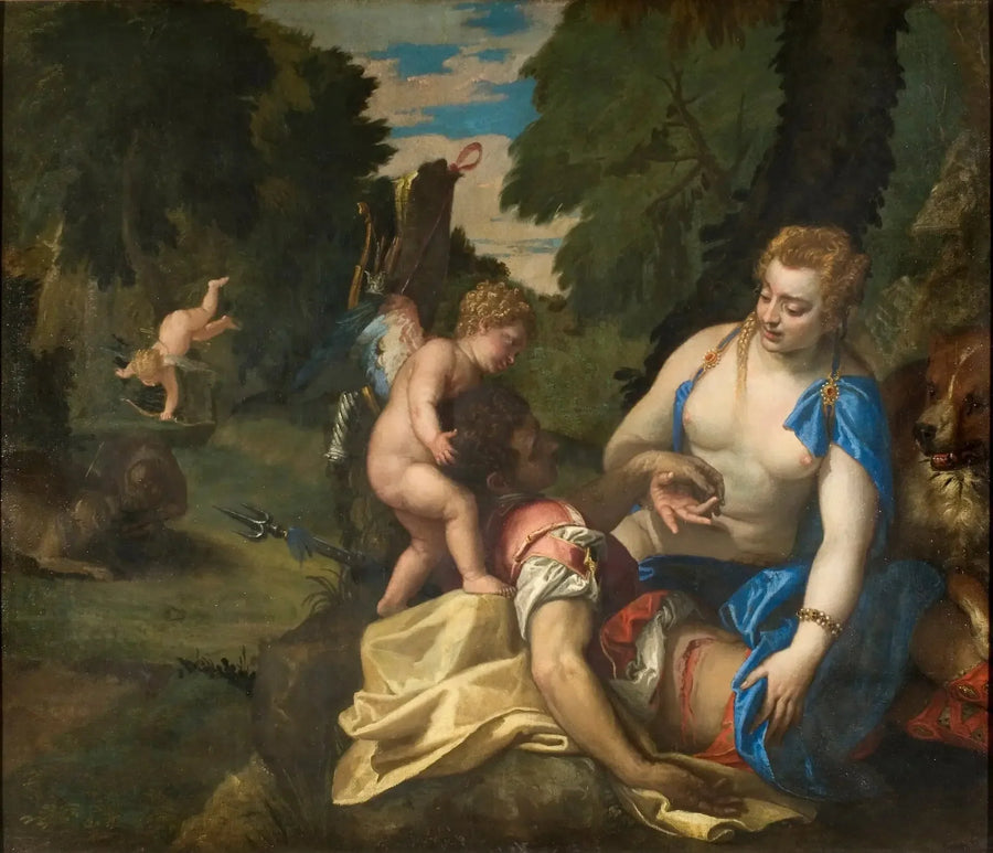 Vénus pleurante Adonis - Paul Véronèse