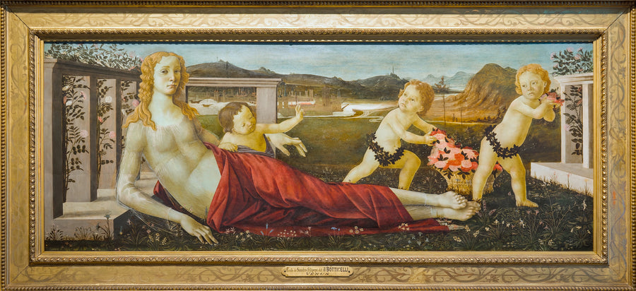 Vénus et trois putti, fin du XVe-début du XVIe siècle – atelier de Botticelli