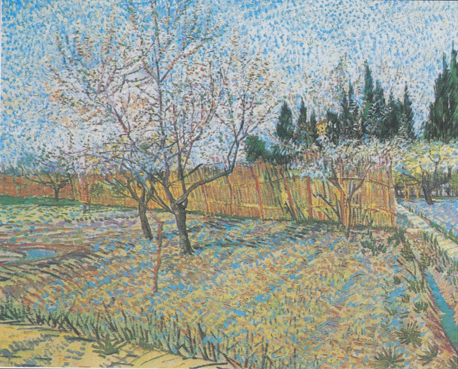 Verger avec cyprès - Vincent van Gogh