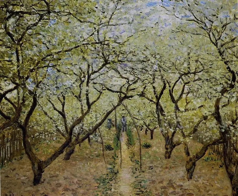 Verger en fleurs - Claude Monet