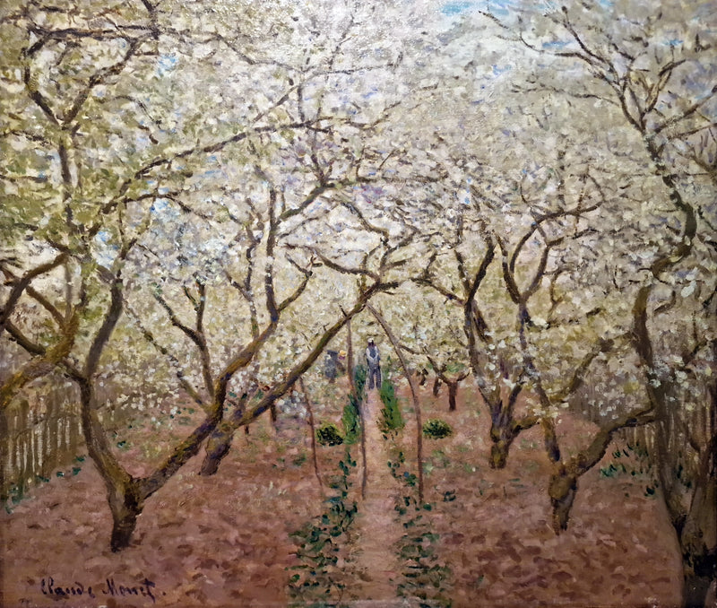 Verger en fleurs à Vétheuil W521a – Claude Monet
