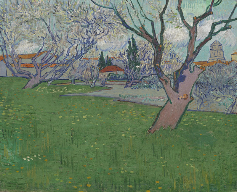 Vergers en fleurs avec vue d’Arles, F515 – Van Gogh