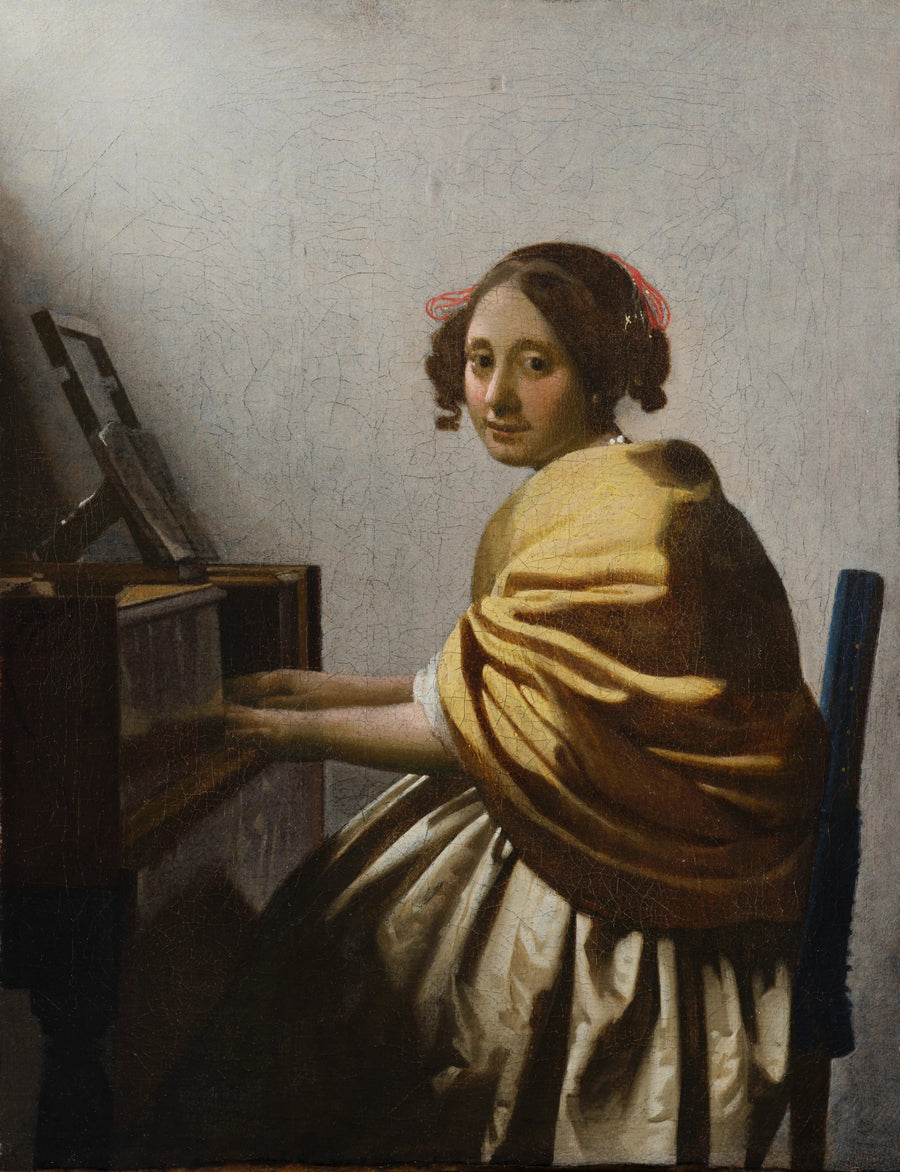 Une dame assise au virginal, vers 1670-1672 – Vermeer